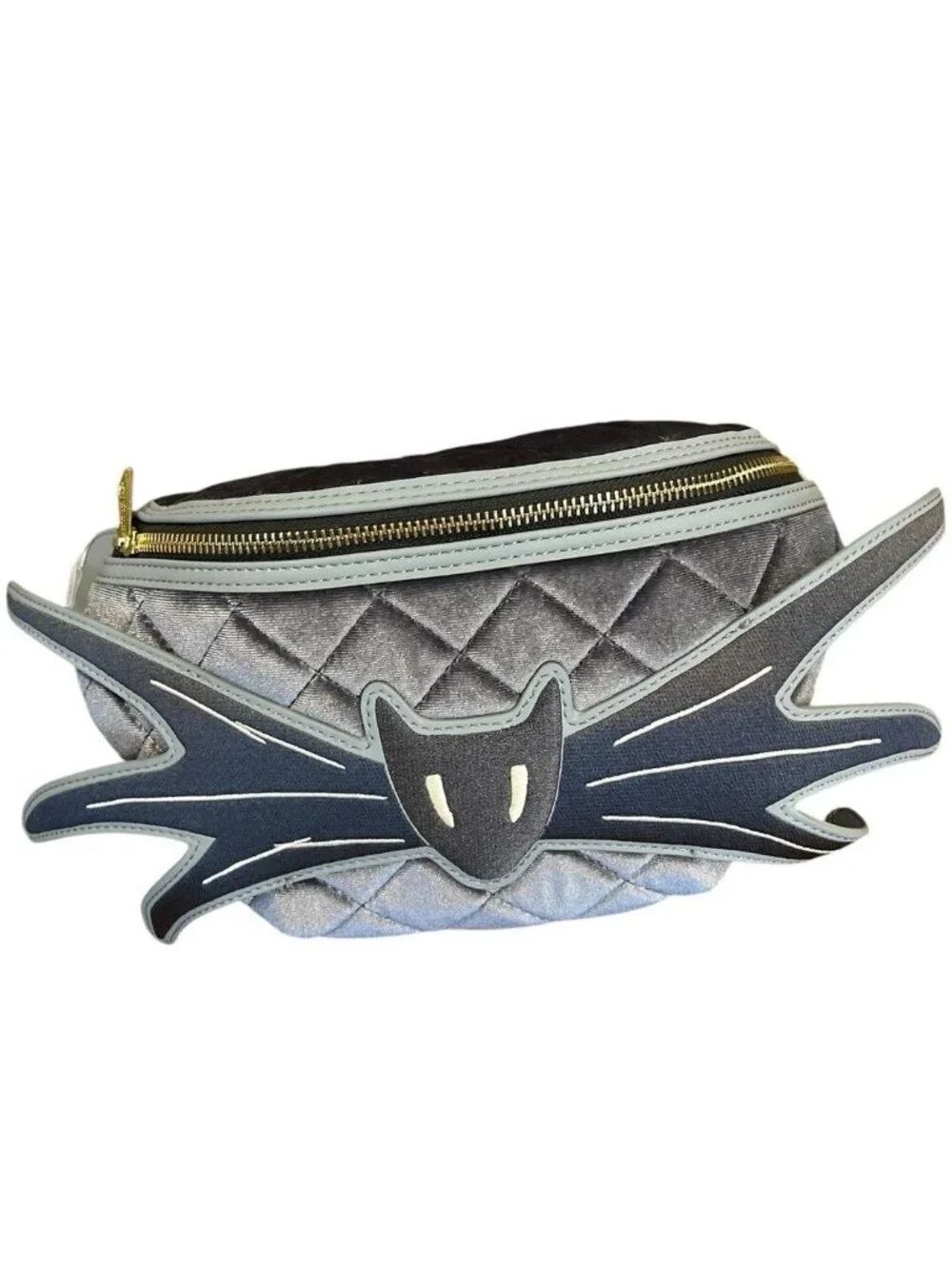 Loungefly Nightmare Before Christmas Jack Bat Bow Tie Velvet Belt Bag Fanny Pack